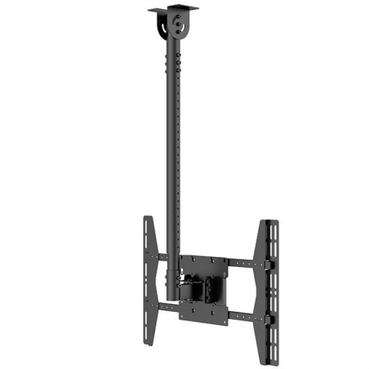 Hagor Deckenhalterung – 49–65" – VESA 75×75–600×400 – bis 50 kg, Teleskopmast, Neigbar, für TV/Monitore