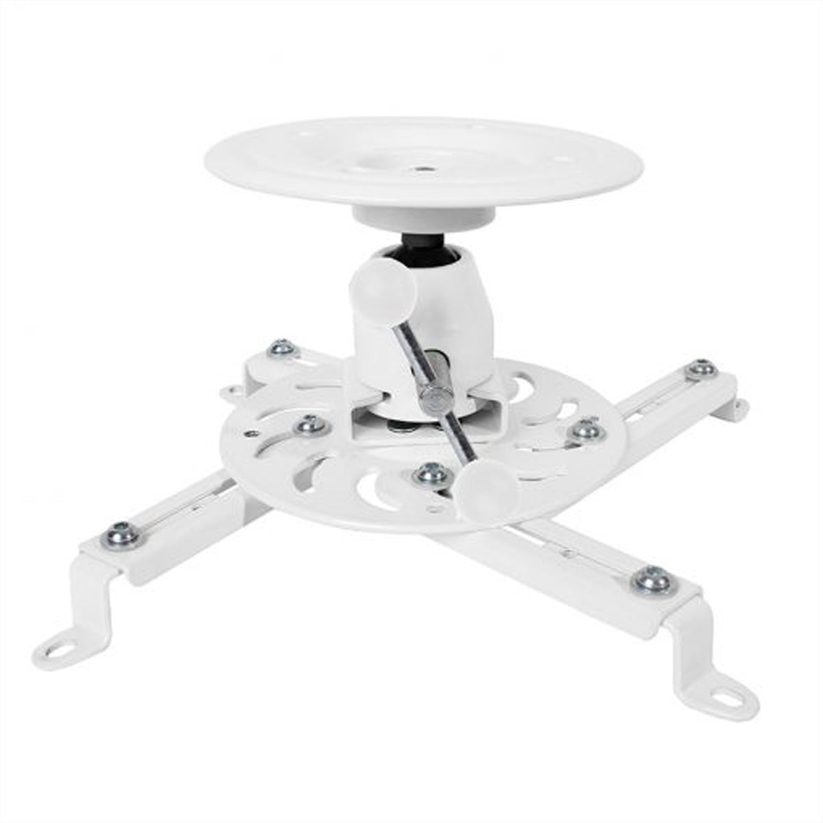 Hagor Beamfix II – Beamer Deckenhalterung, H 13,5 cm, 10 kg, schwenk-/neigbar, weiss