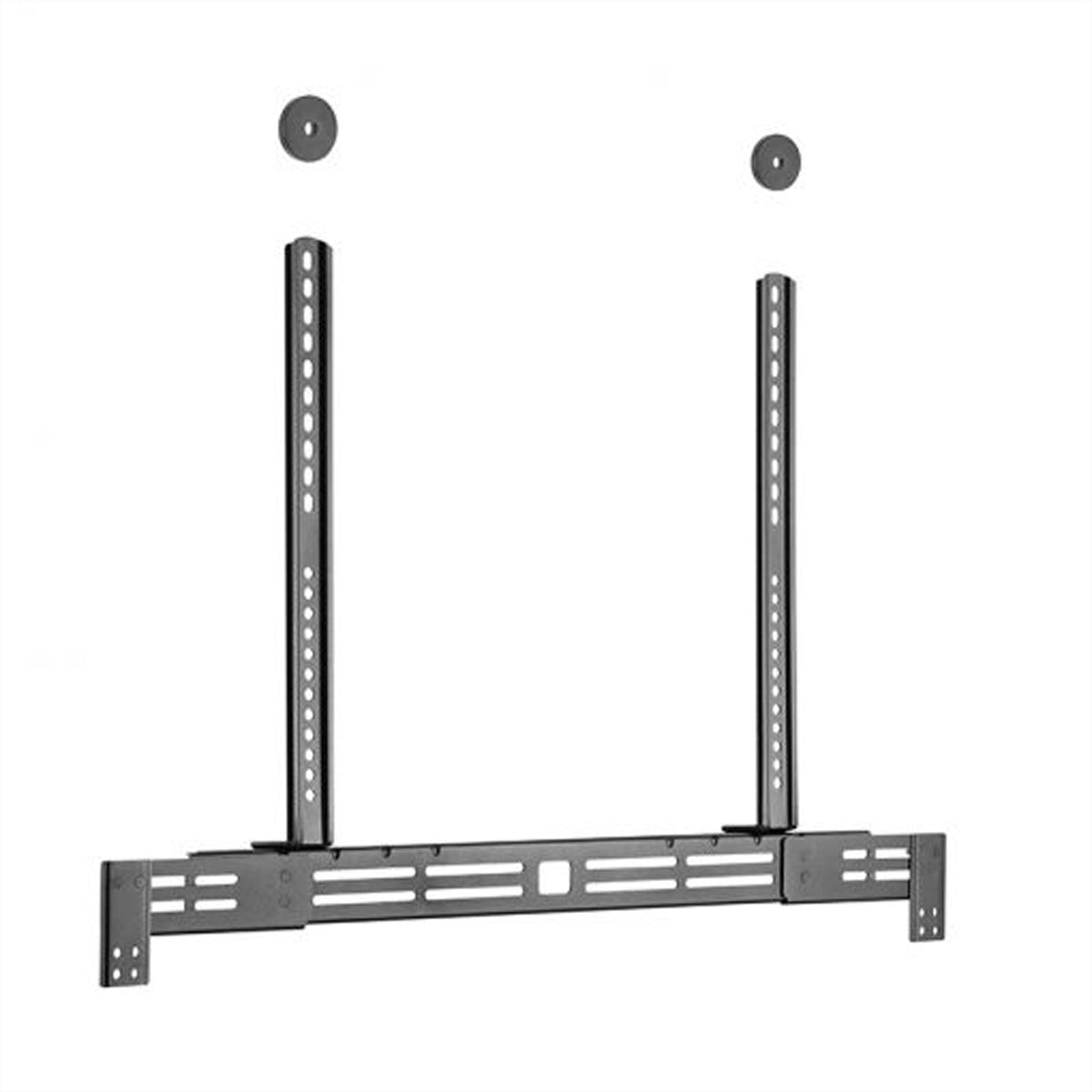Hagor Soundbar-Halterung (VESA) – bis 10 kg, VESA 100×100–600×400 mm – für 55–75" TVs – Schwarz
