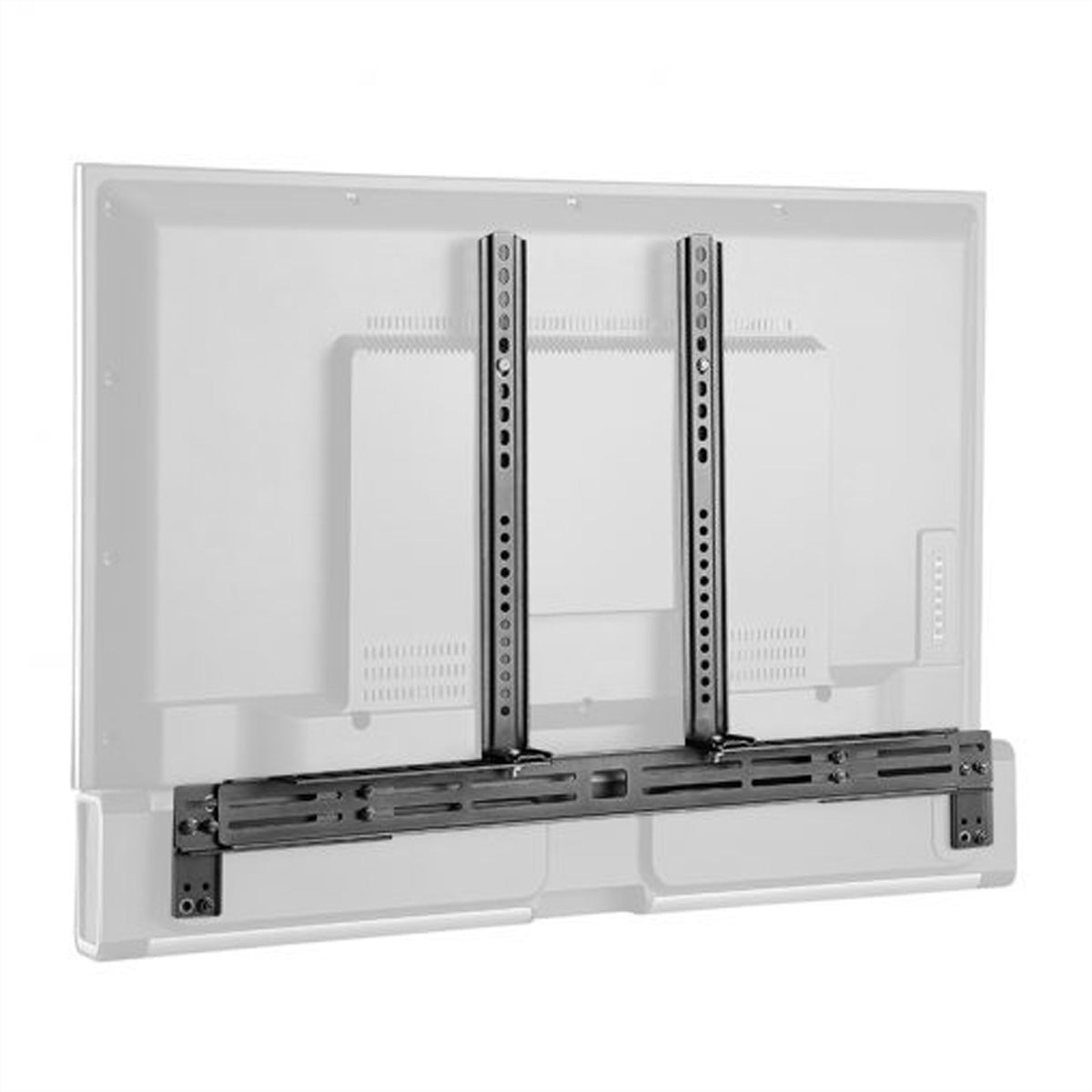Hagor Soundbar-Halterung (VESA) – bis 10 kg, VESA 100×100–600×400 mm – für 55–75" TVs – Schwarz