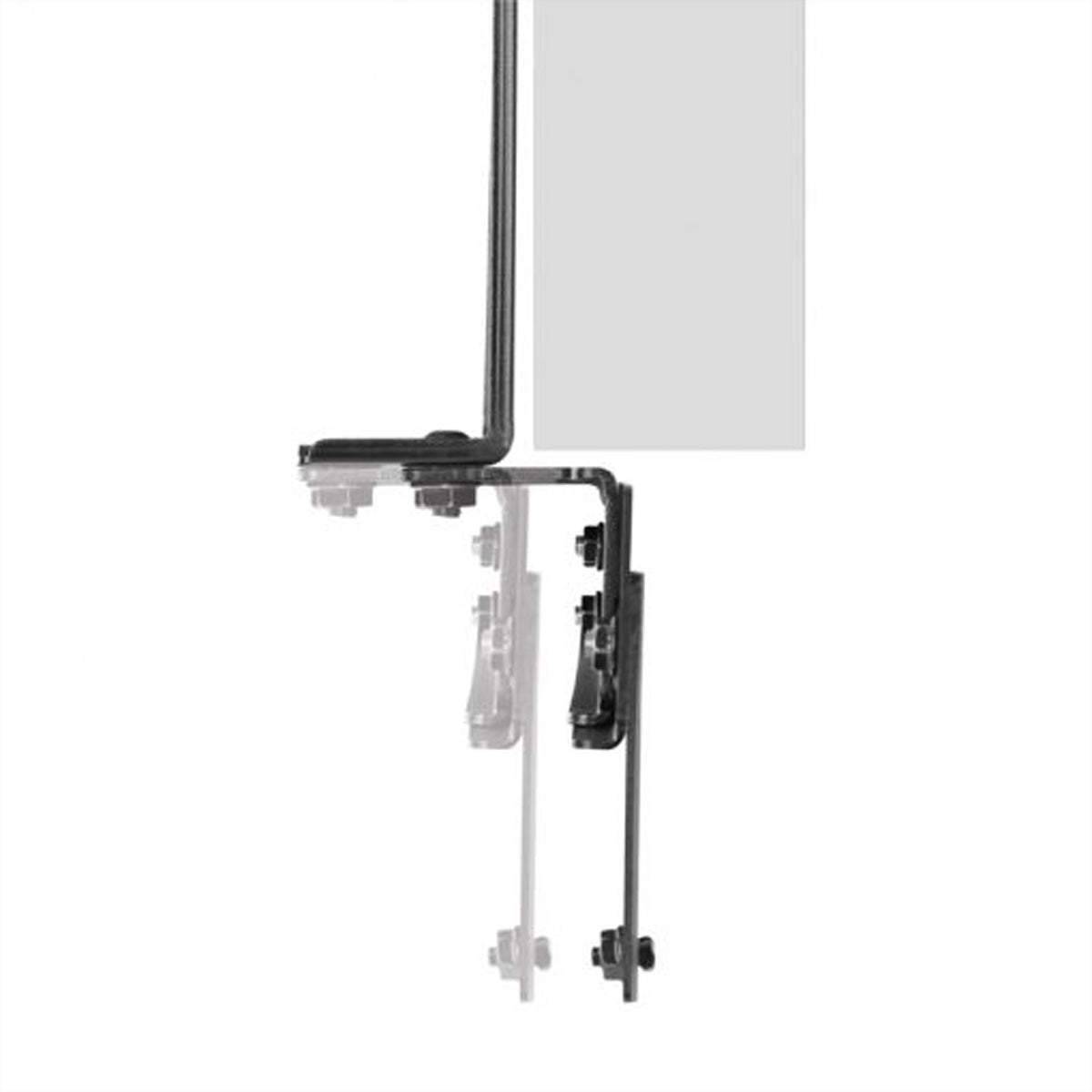 Hagor Soundbar-Halterung (VESA) – bis 10 kg, VESA 100×100–600×400 mm – für 55–75" TVs – Schwarz