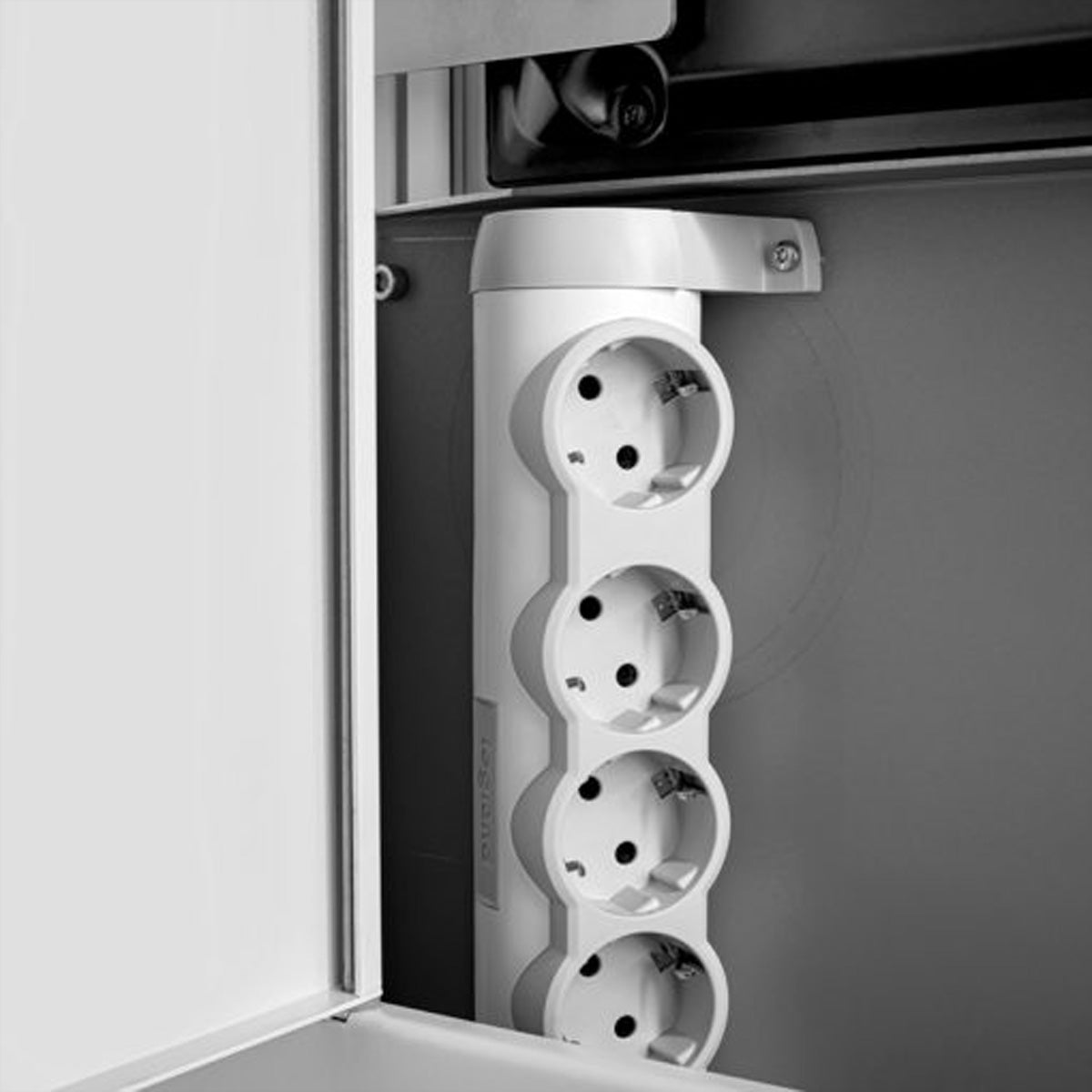 Hagor Bodenständer – 42–46" – VESA 200×200–600×400 – Diebstahlsicherung – Anthrazitgrau