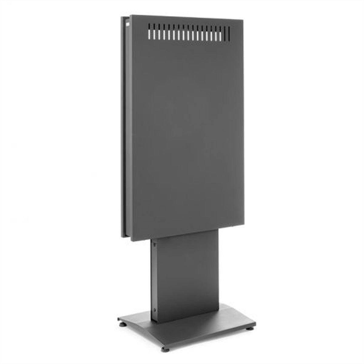 Hagor Digital Signage Stand – Höhenverstellbar – Metall, Gehärtetes Glas, Anthrazit – vis-it HP Floorbase 50