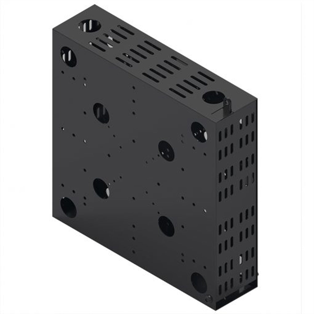 Hagor PC-Box, abschliessbar, 250×250×65 mm, VESA bis 200, 30 kg, für Hagor Decken-/Wandhalterungen, schwarz