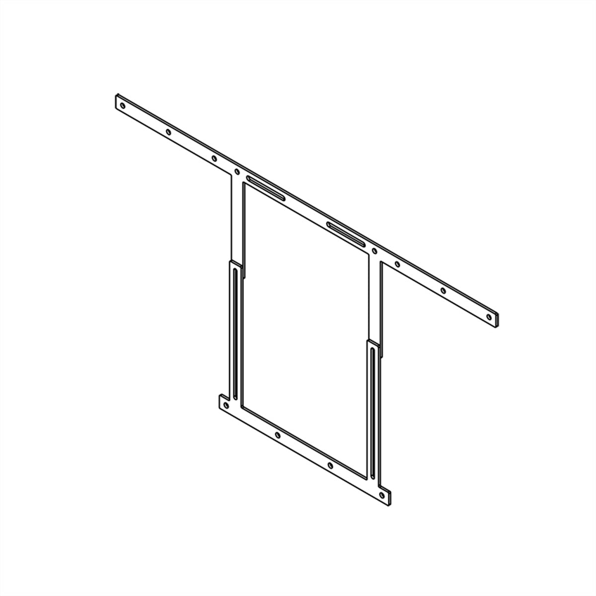 Hagor Room-Kit Adapter – Adapter – 80"–86", VESA 75×75–200×200, 30,0 kg, für Cisco Webex Room Kit, Schwarz