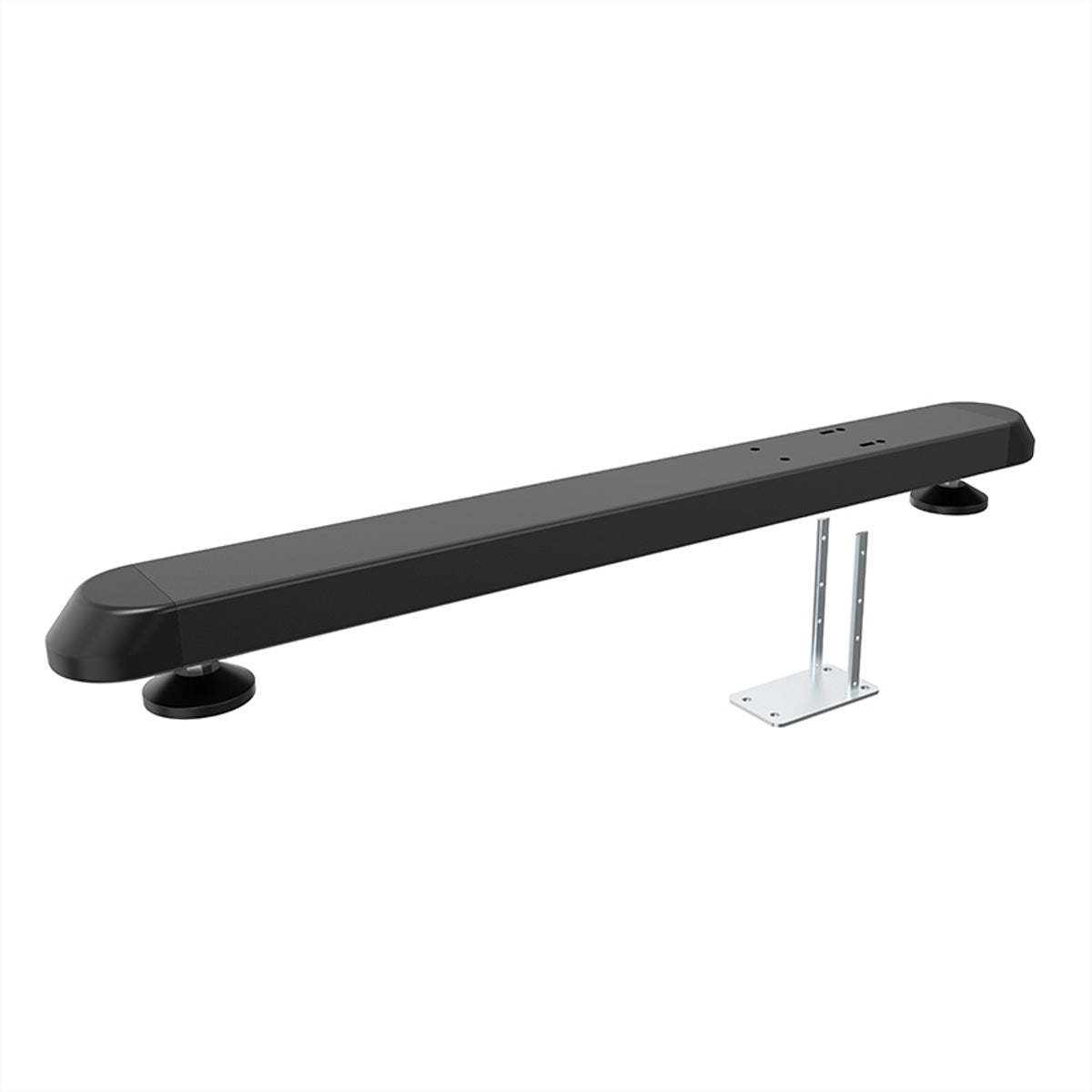 Hagor CPS – Höhenverstellbare Stellfüsse, H 95×B 100×T 1000 mm, Schwarz, für comPROnents-Systeme