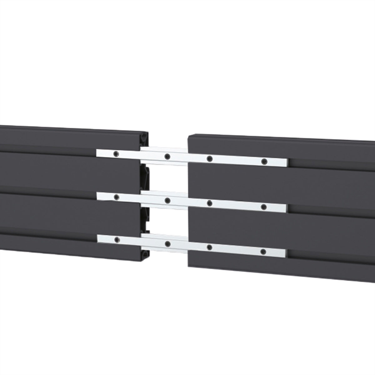 Hagor CPS – Aluminiumschiene, 709 × 120 × 25 mm, Schwarz