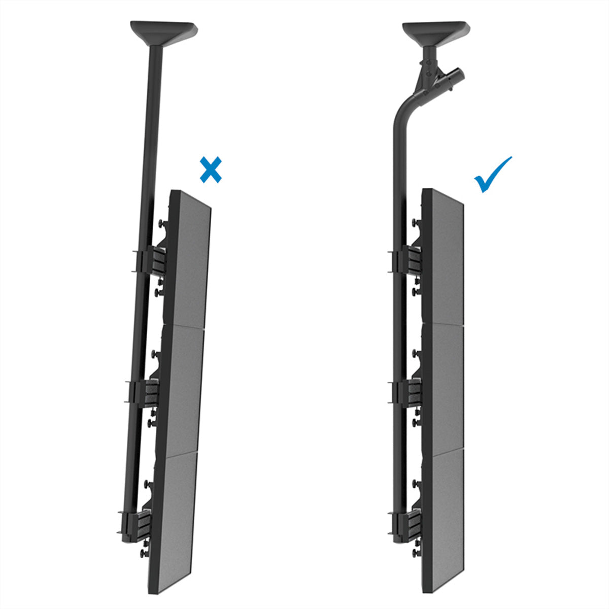 Hagor CPS – Abgewinkeltes Rohr, 2,25 m, Stahl, Schwarz, für diverse comPROnents-Teile (z. B. 3206, 3203)