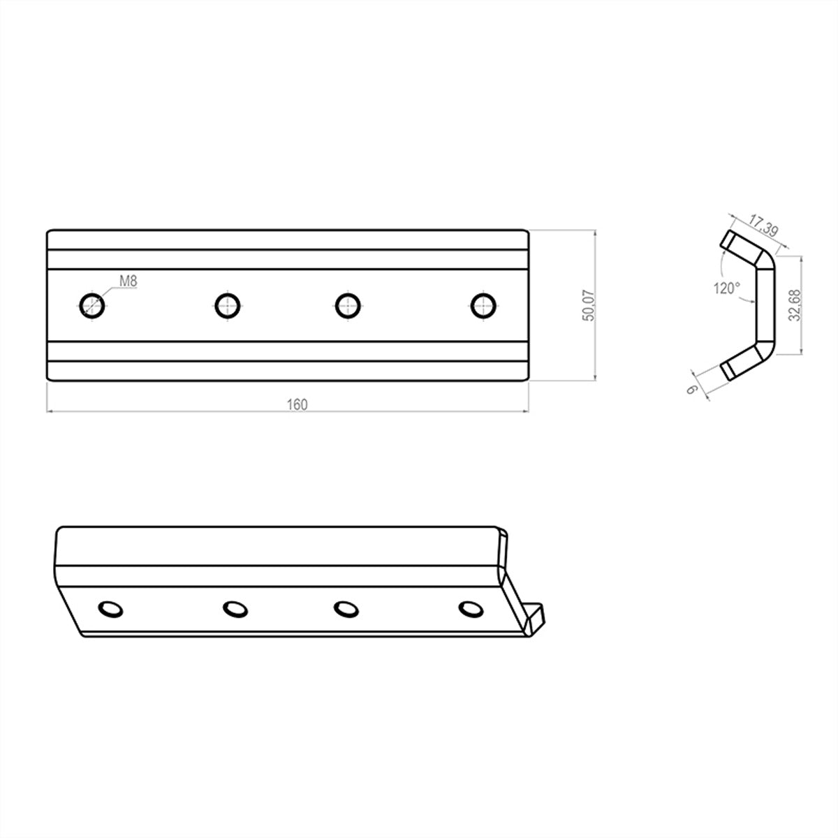 Hagor CPS – Rohrverbinder für CPS Stange 1500 mm Ø 60 mm, Stahl, Schwarz