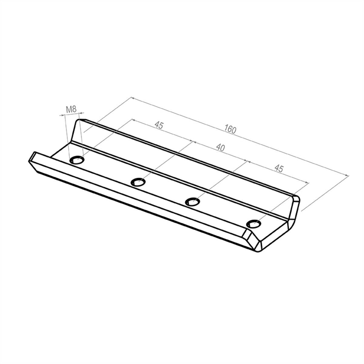 Hagor CPS – Rohrverbinder für CPS Stange 1500 mm Ø 60 mm, Stahl, Schwarz