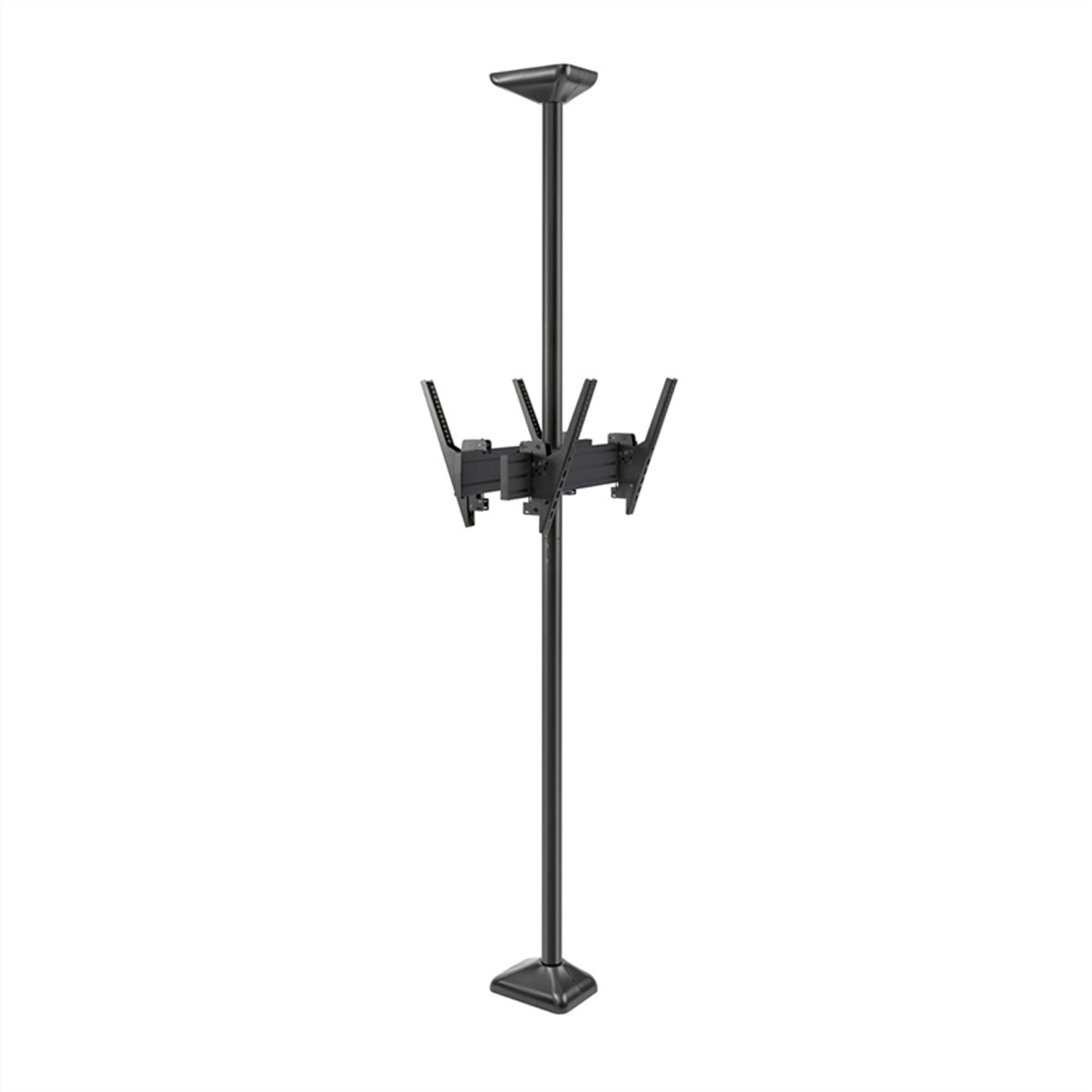 Hagor CPS – Back-to-Back Säulenadapter für Pole-Serie (3210–3216), Schwarz