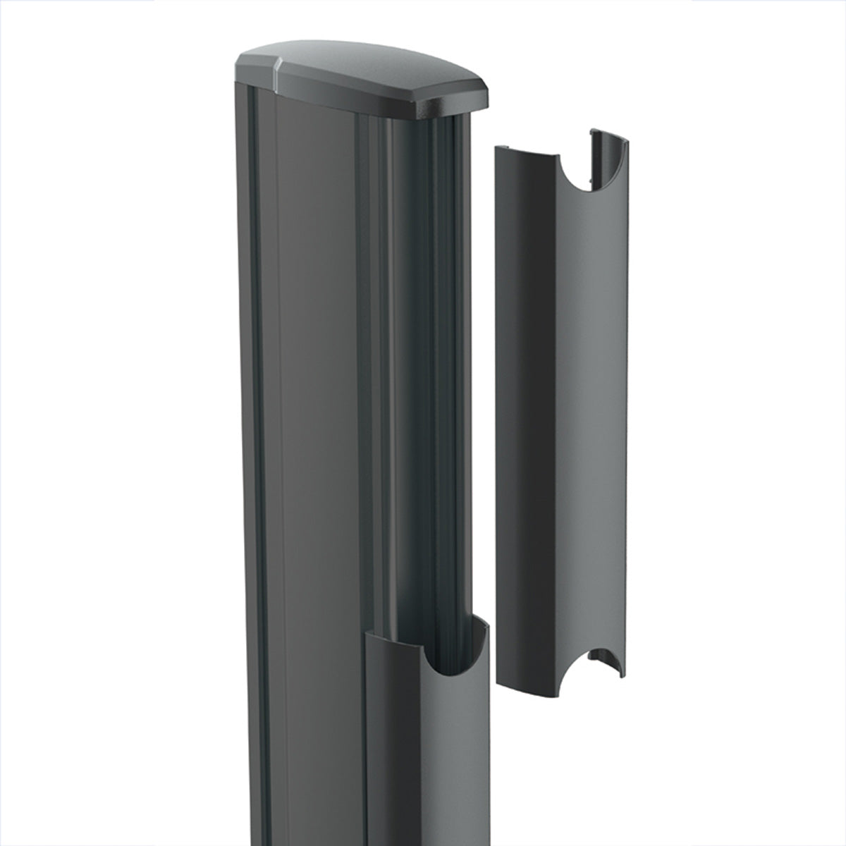 Hagor CPS – Aluminium-Säule, Höhe 2100 mm, Schwarz