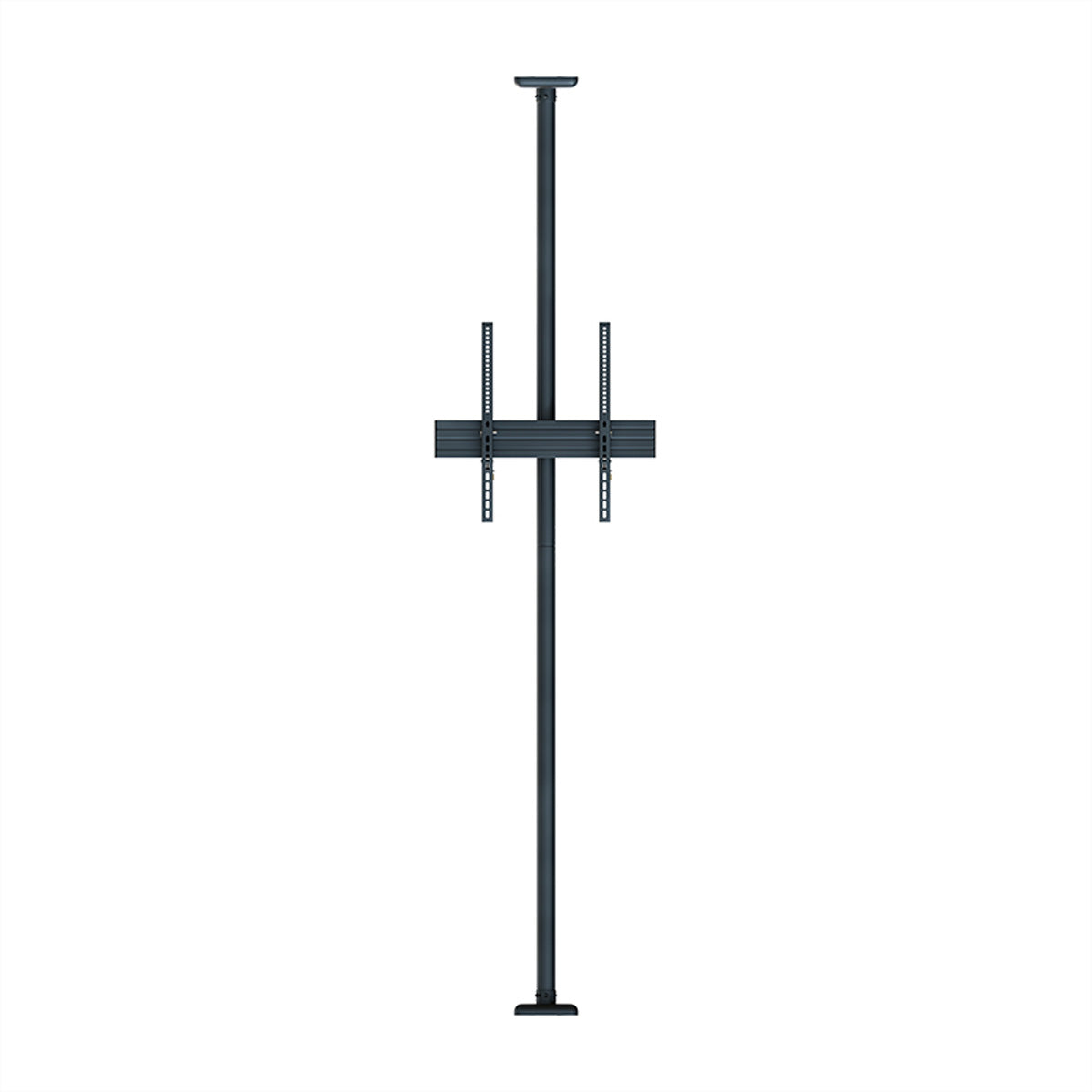 Hagor Deckenhalterung – Rücken an Rücken – 46–65″ – VESA 200×200–600×400 – bis 40 kg, Teleskopmast, für 2 Displays