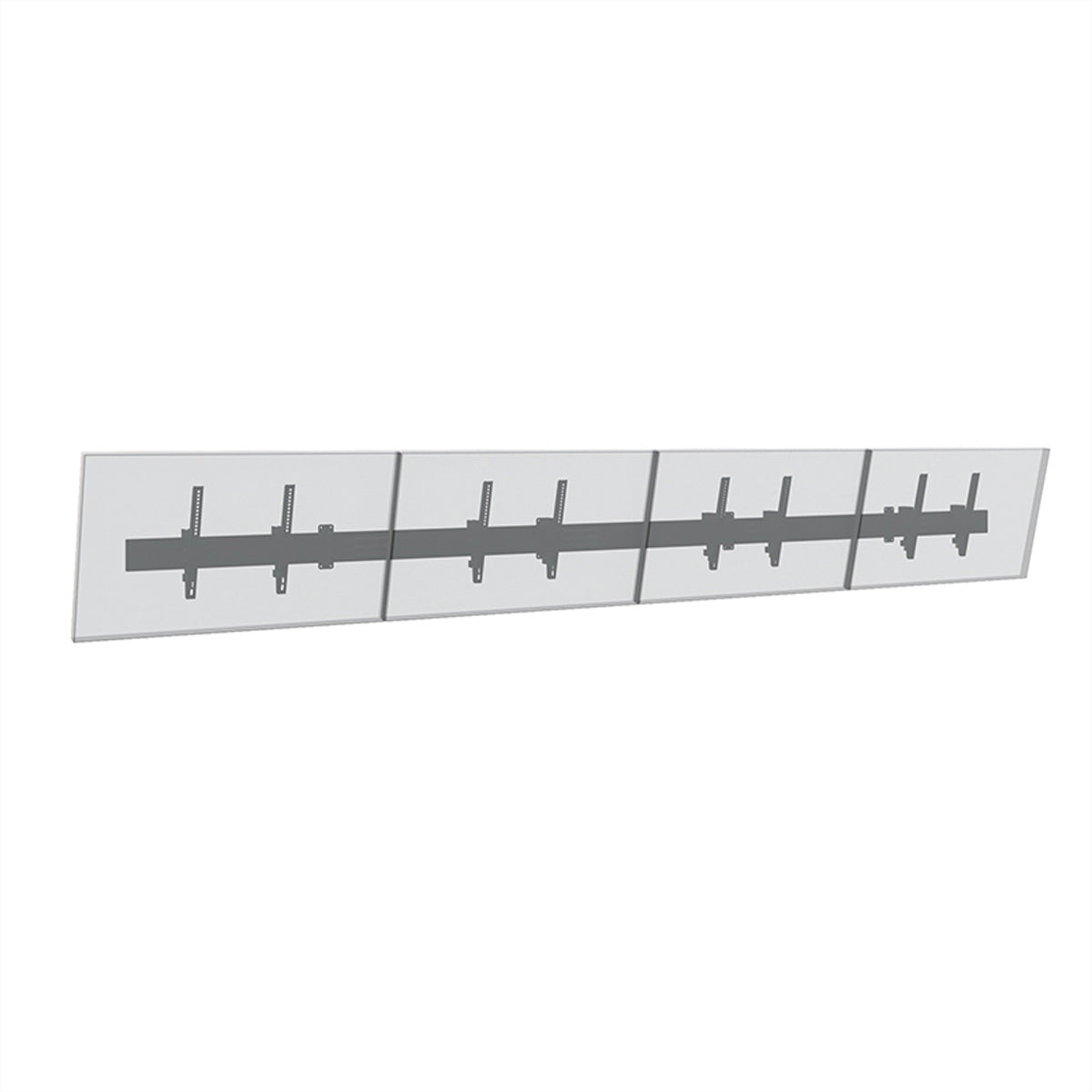 Hagor Wandhalterung – neigbar – 46–65" – VESA 200×200–600×400 – bis 200 kg, für 4 Displays – CPS W4L