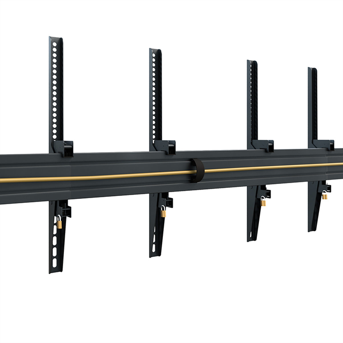 Hagor Wandhalterung – neigbar – 46–65" – VESA 200×100–400×600 – bis 50 kg, für 3 Displays – CPS W3P