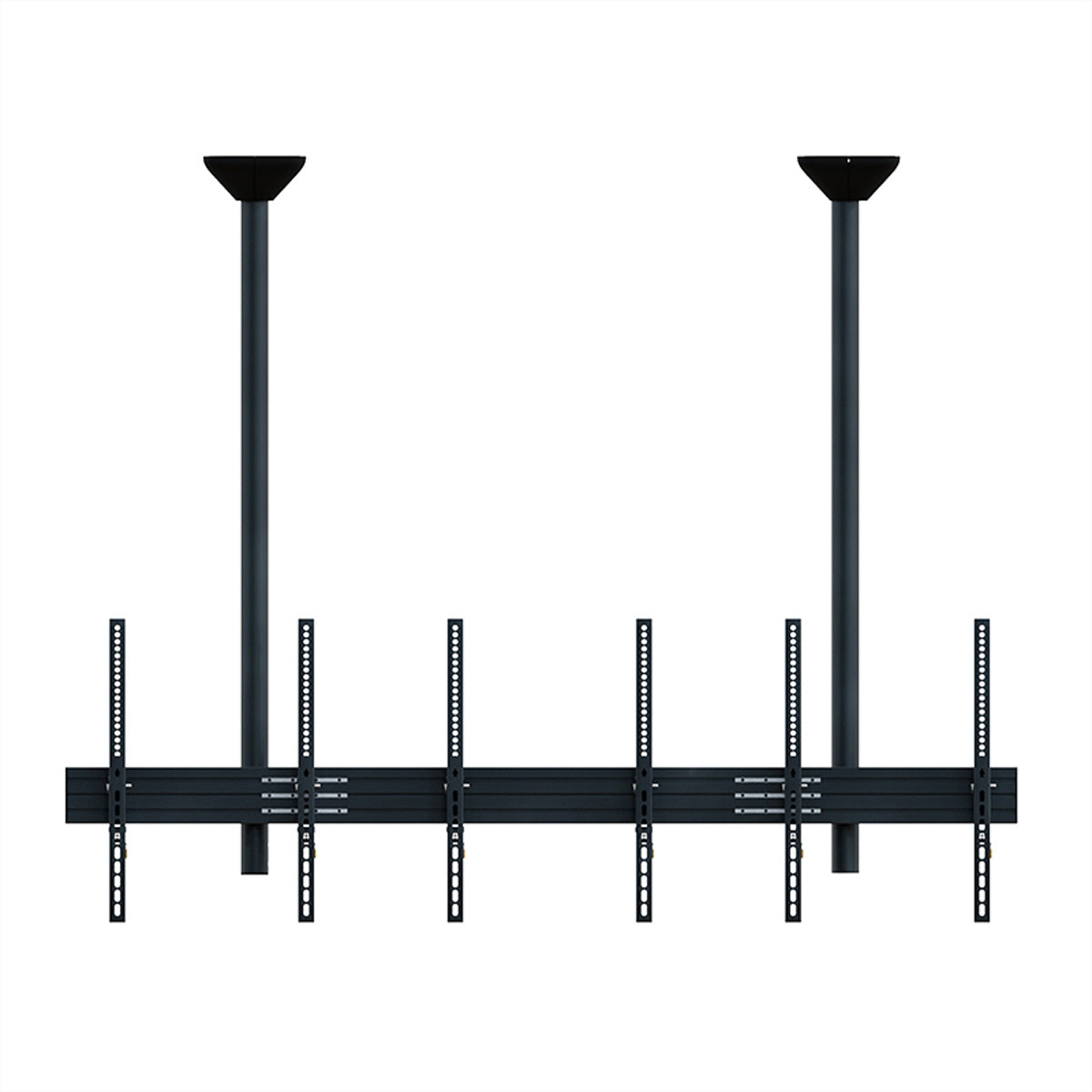 Hagor Deckenhalterung – neigbar – 46–65" – VESA 200×100–400×600 – bis 120 kg, für 3 Displays – CPS D3P
