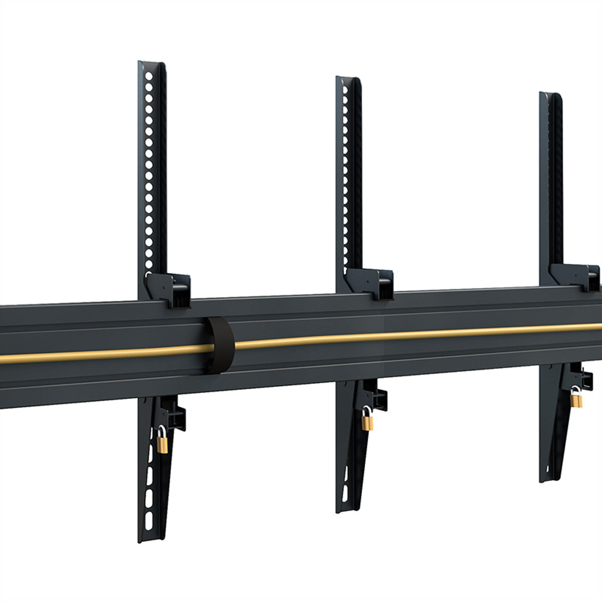 Hagor Deckenhalterung – 46–65" – VESA 400×600 – bis 200 kg, für 5 Displays, neigbar – CPS D5P