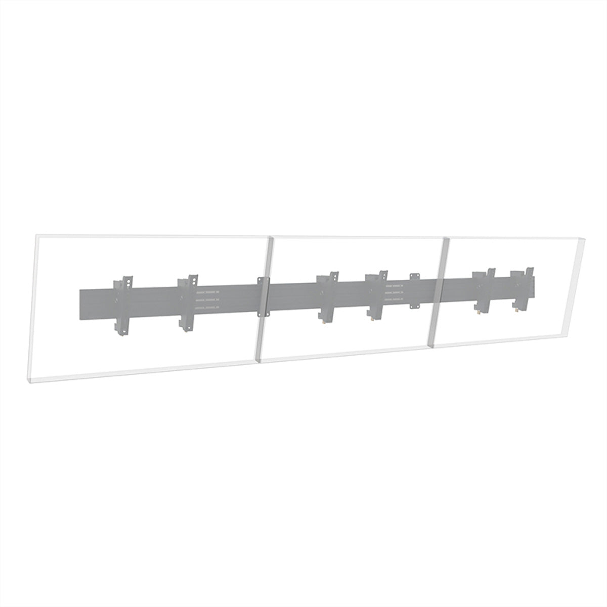 Hagor Wandhalterung – Neigbar – 32–43" – VESA 75×75–200×200 – bis 50 kg, für 3 Displays – Menuboard CPS W3L