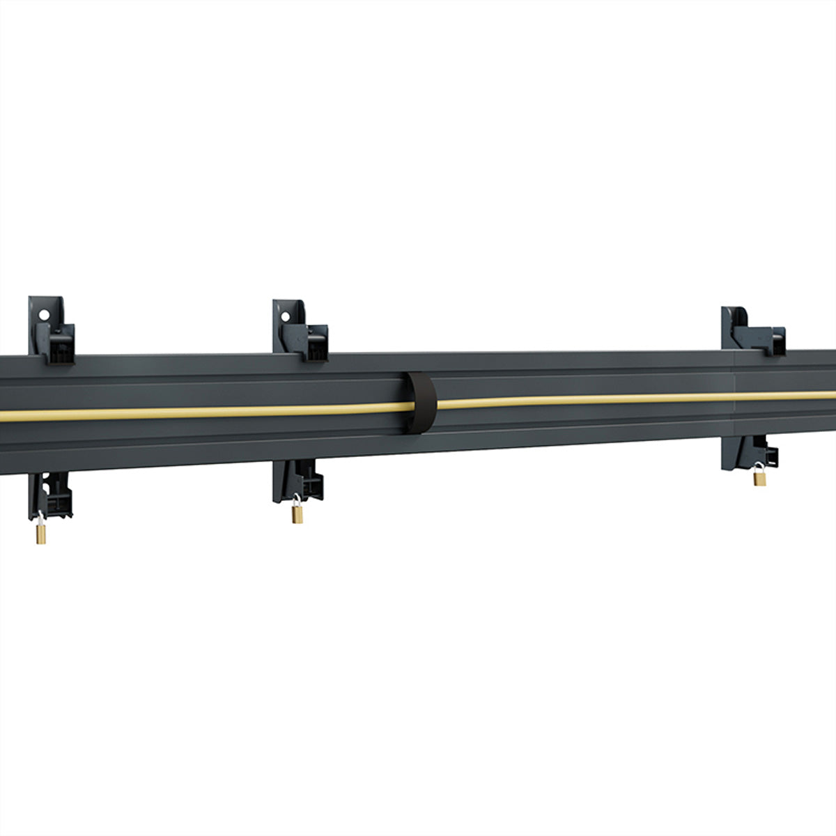 Hagor Wandhalterung – neigbar – 32–43" – VESA 75×75–200×200 – bis 50 kg, für 4 Displays – Schwarz