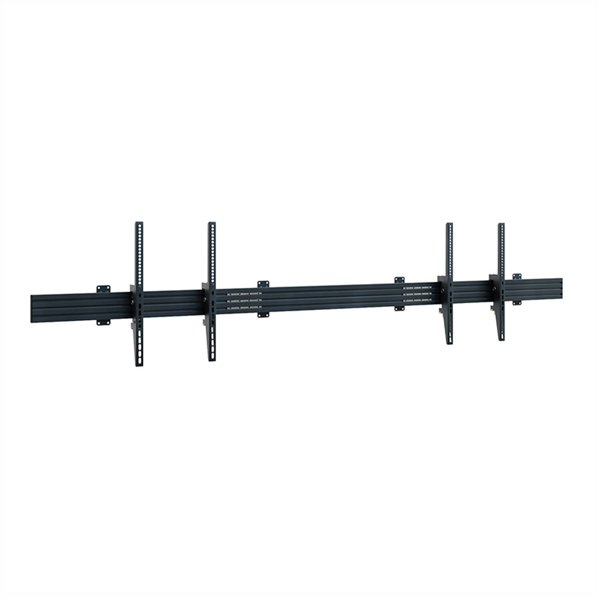 Hagor Wandhalterung – Neigbar – 75–86" – VESA 200×100–800×600 – bis 100 kg, für 2 Displays – Schwarz