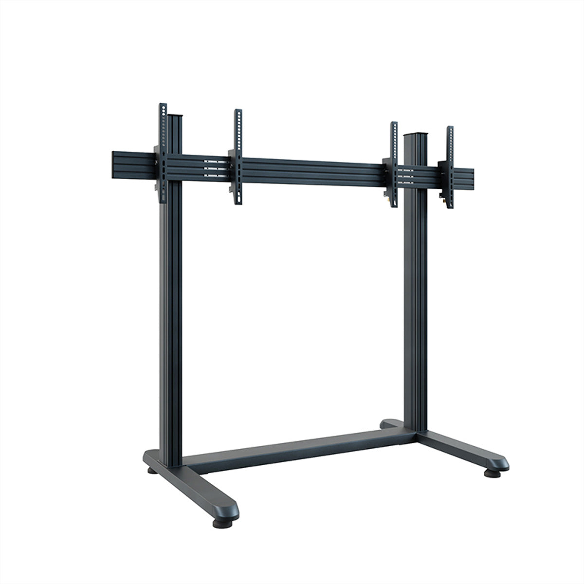 Hagor Bodenständer – 55–65" – VESA 200×100–800×400 – bis 50 kg, für 2 Displays, Höhenverstellbar