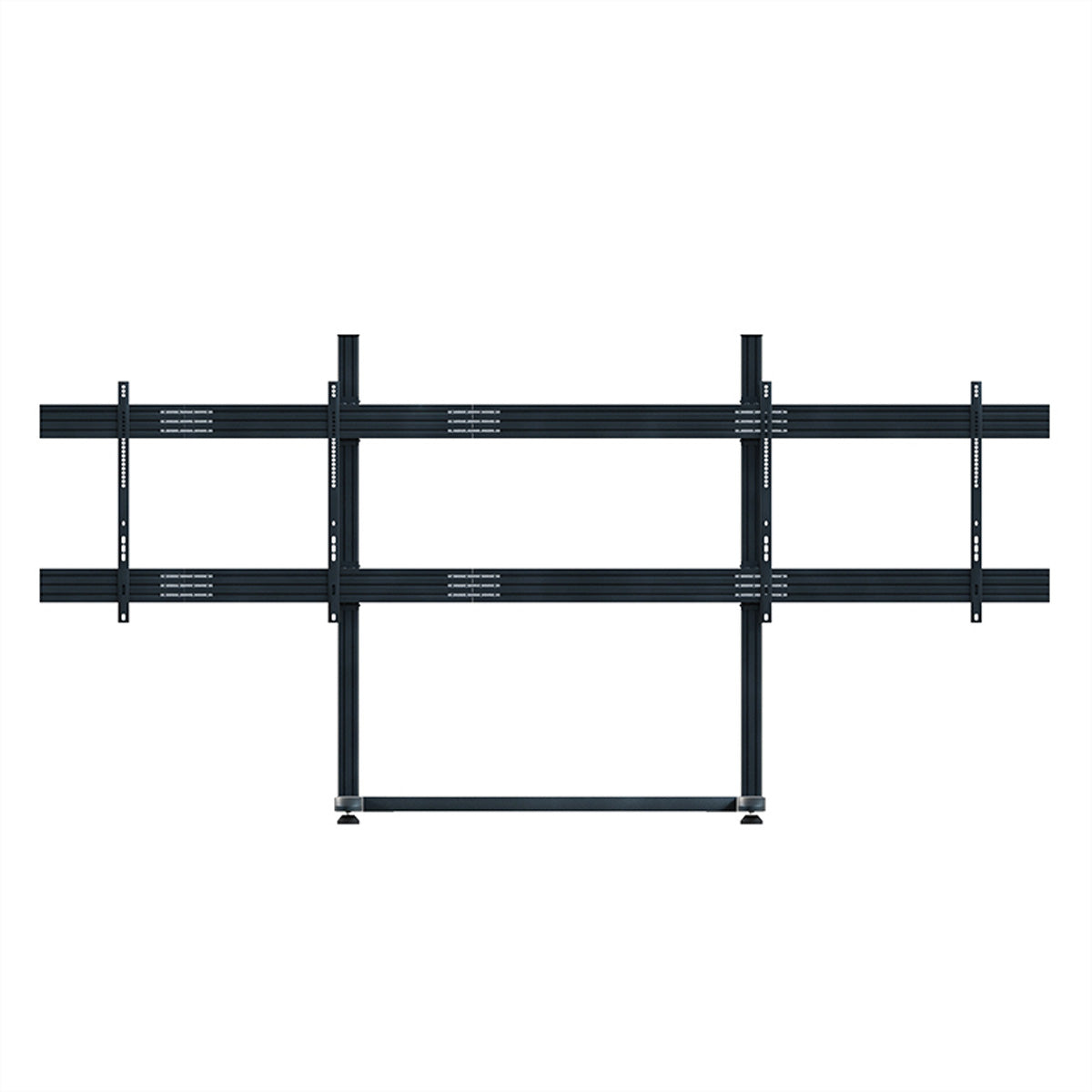 Hagor TV-Wagen – 75–86″ – VESA 400×400–900×800 – bis 75 kg, für 2 Displays, mit Rollen – CPS Floorstand