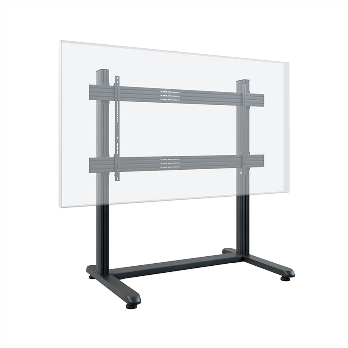 Hagor TV-Wagen – 86–110" – VESA 200×200–1500×800 – bis 150 kg, mit Rollen, Kabelmanagement – Schwarz