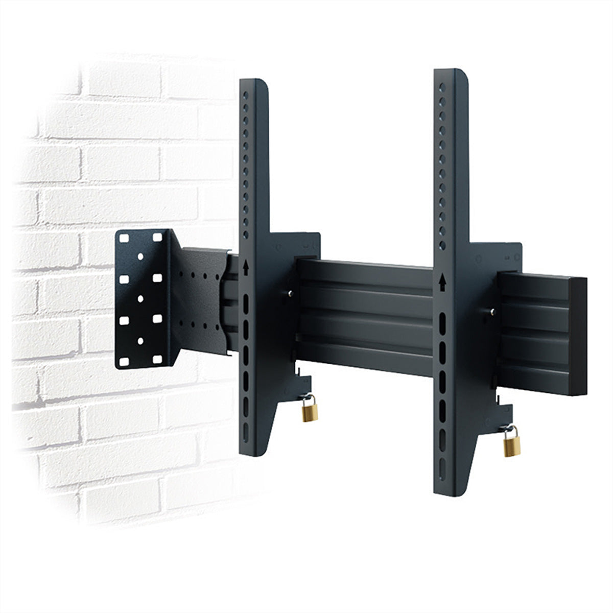 Hagor Wandhalterung – Neigbar – 42–55" – VESA 100×100–400×400 – bis 35 kg – Schwarz
