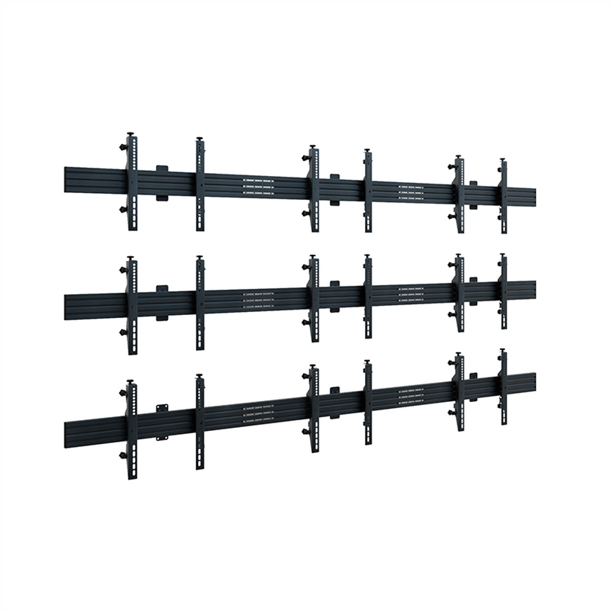 Hagor Wandhalterung – Fix – 46–50" – VESA 200×200–600×400 – bis 360 kg, Kabelmanagement, für 9 Displays