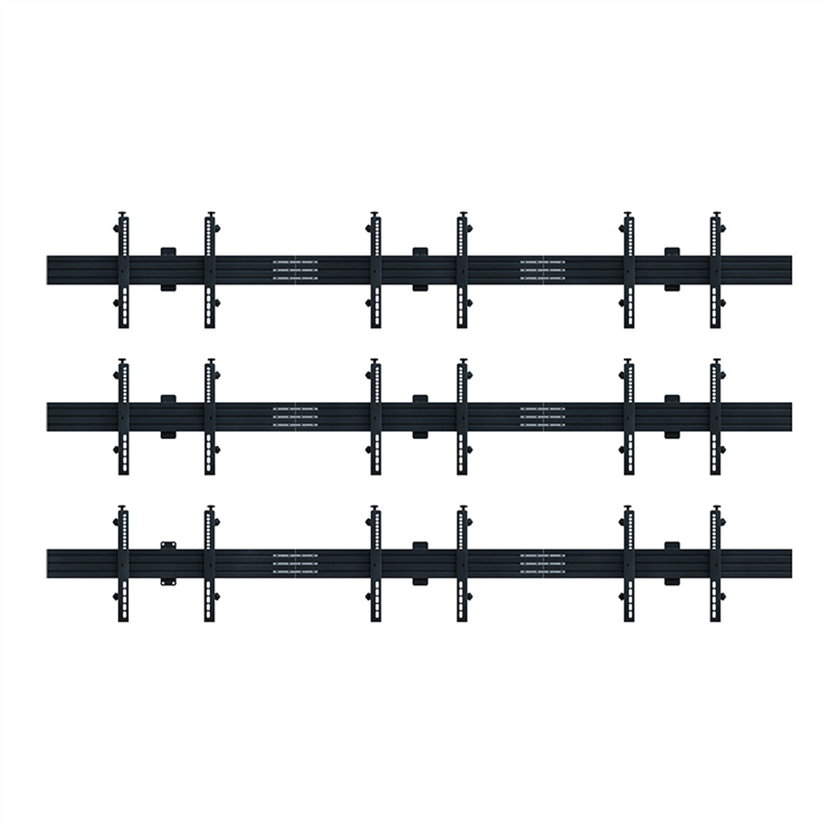 Hagor Wandhalterung – Fix – 46–50" – VESA 200×200–600×400 – bis 360 kg, Kabelmanagement, für 9 Displays