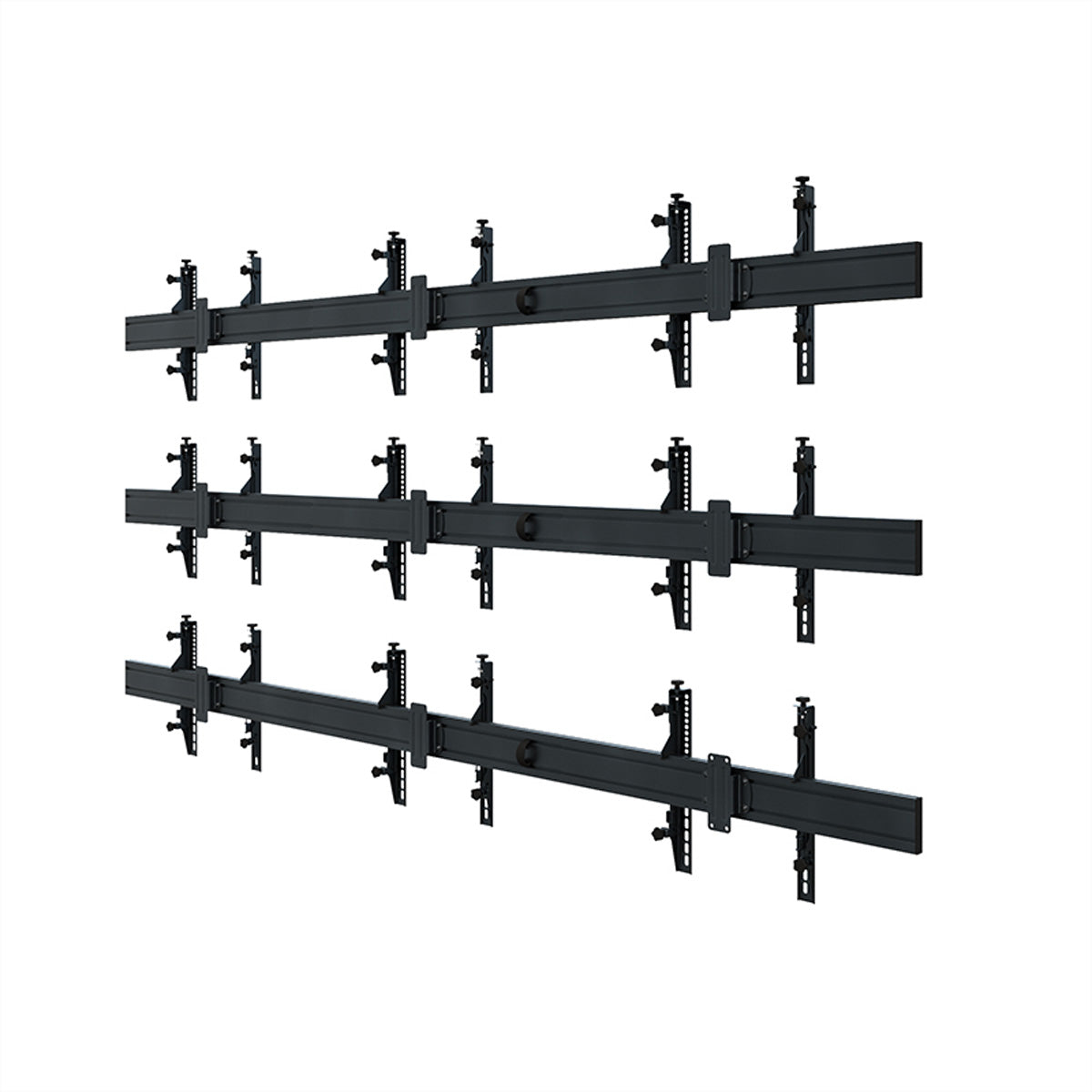Hagor Wandhalterung – Fix – 46–50" – VESA 200×200–600×400 – bis 360 kg, Kabelmanagement, für 9 Displays
