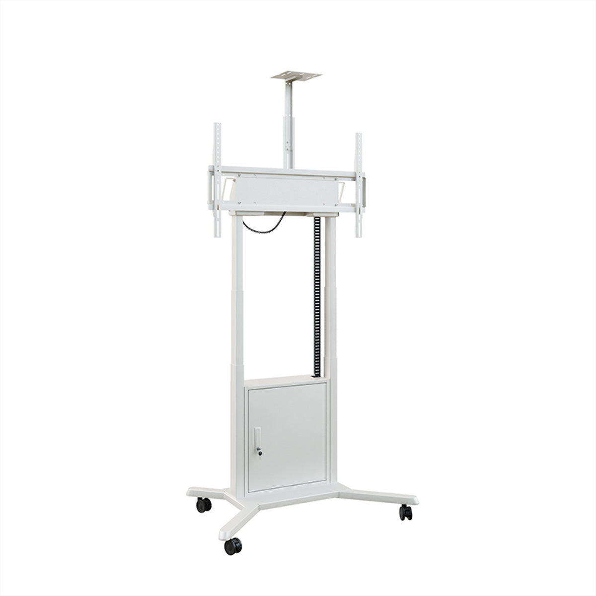 Hagor TV-Wagen – 55–86" – VESA 200×200–900×600 – bis 120 kg, Motorisiert, mit Rollen – HP Twin Lift M-W