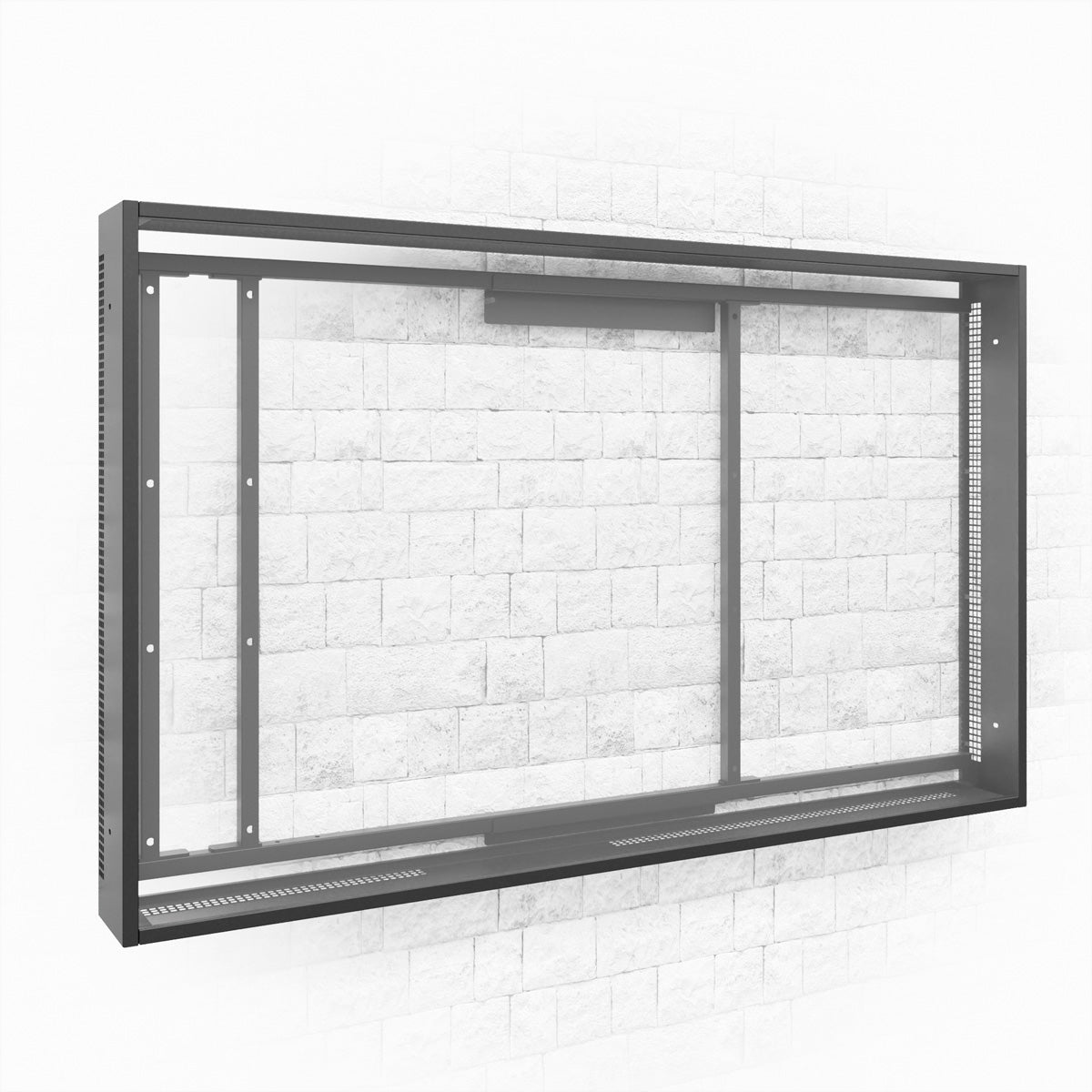 Hagor WH OH75 Rahmen – 46", hochwetterfest, belüftet – für WH OH 75 – Schwarz