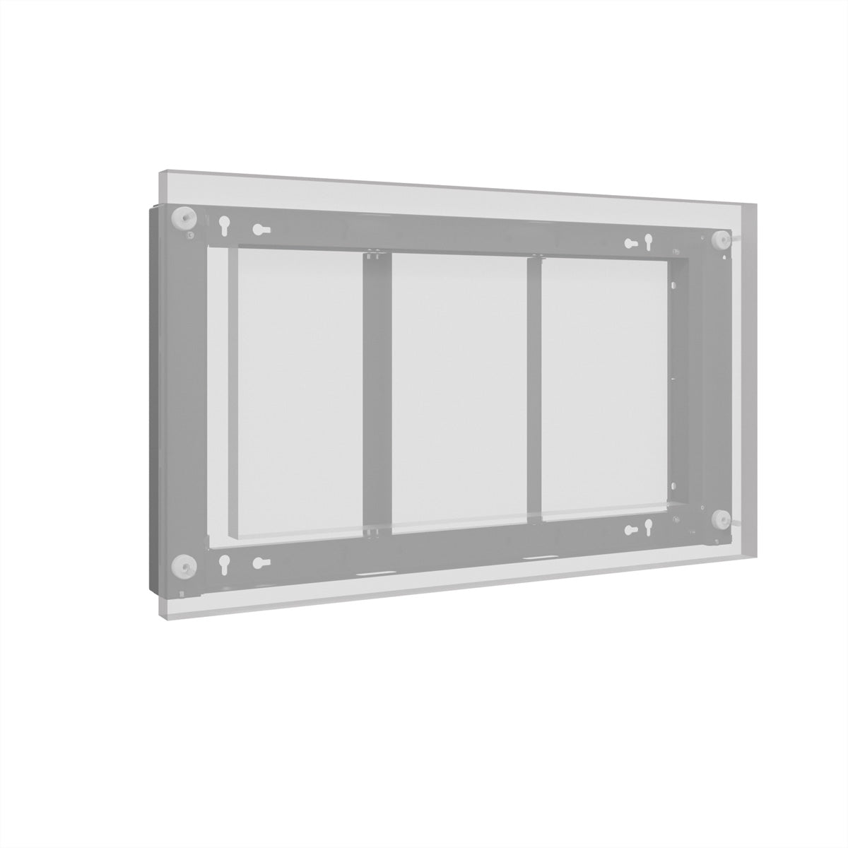 Hagor Wandhalterung – Fix – 46" – bis 36 kg, IP56, für Samsung OH 46 – Schwarz