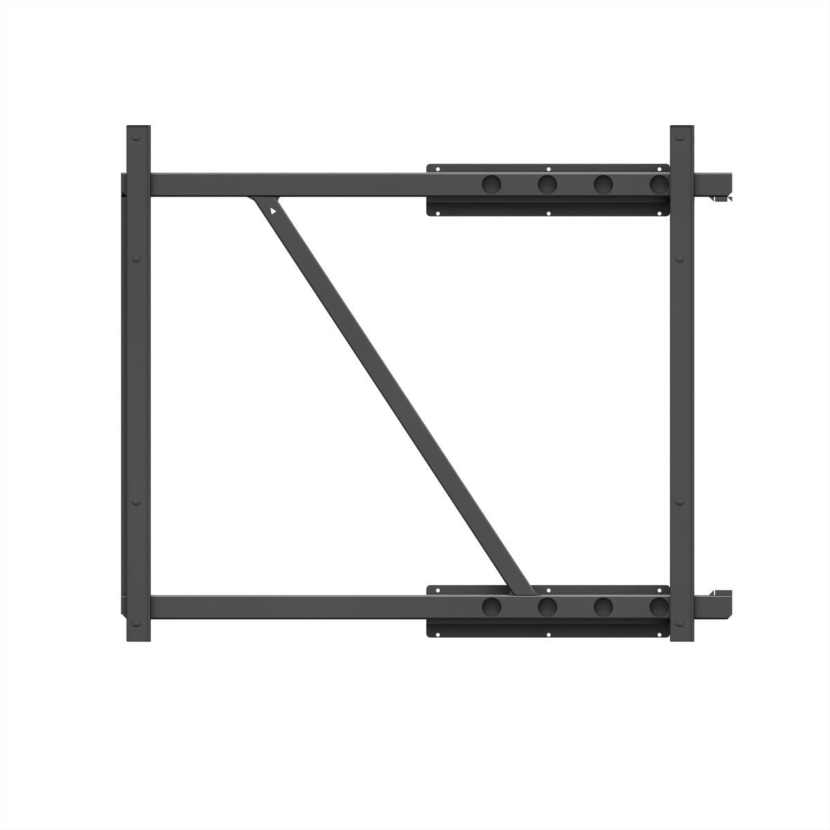 Hagor Wandhalterung – Fix – 85" – für Samsung OH85 – WH OH 85, Schwarz