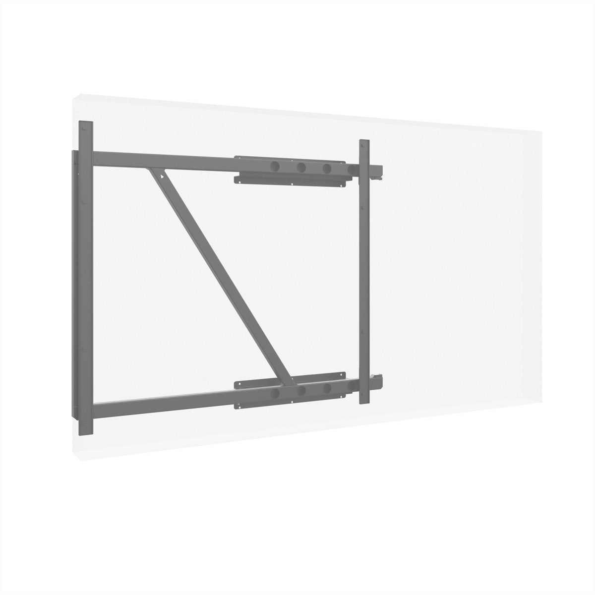 Hagor Wandhalterung – Fix – 85" – für Samsung OH85 – WH OH 85, Schwarz