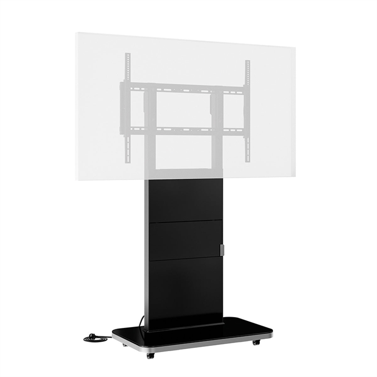 Hagor TV-Wagen – 46–65" – VESA 200×200–800×600 – bis 80 kg, Höhenverstellbar, mit Rollen – Pro-Tower M