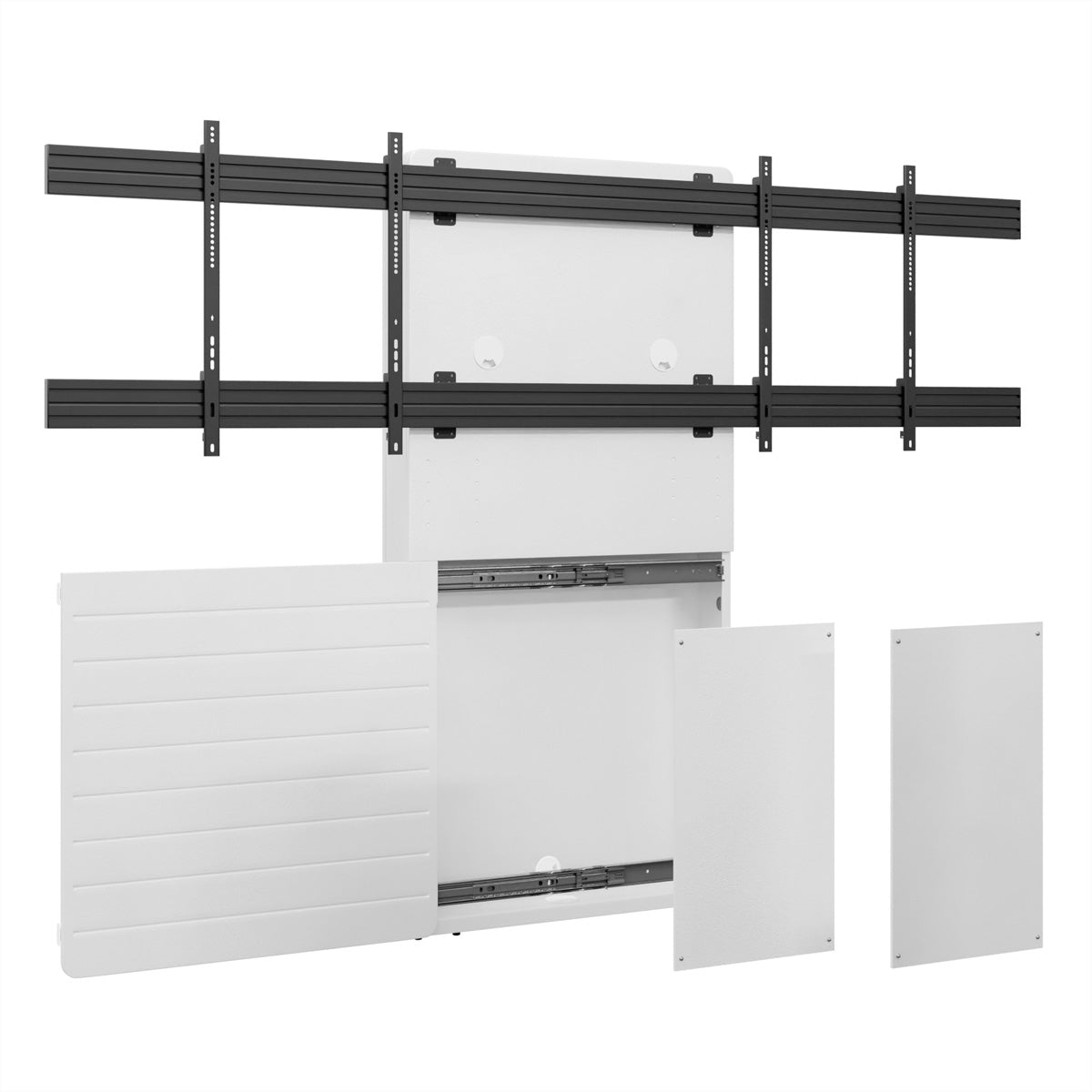 Hagor Wandlift (bodenstehend) – 65–75" – VESA 200×200–900×800 – bis 150 kg, für 2 Displays – CON-Line Big W
