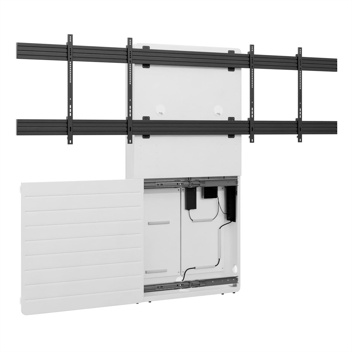 Hagor Wandlift (bodenstehend) – 65–75" – VESA 200×200–900×800 – bis 150 kg, für 2 Displays – CON-Line Big W