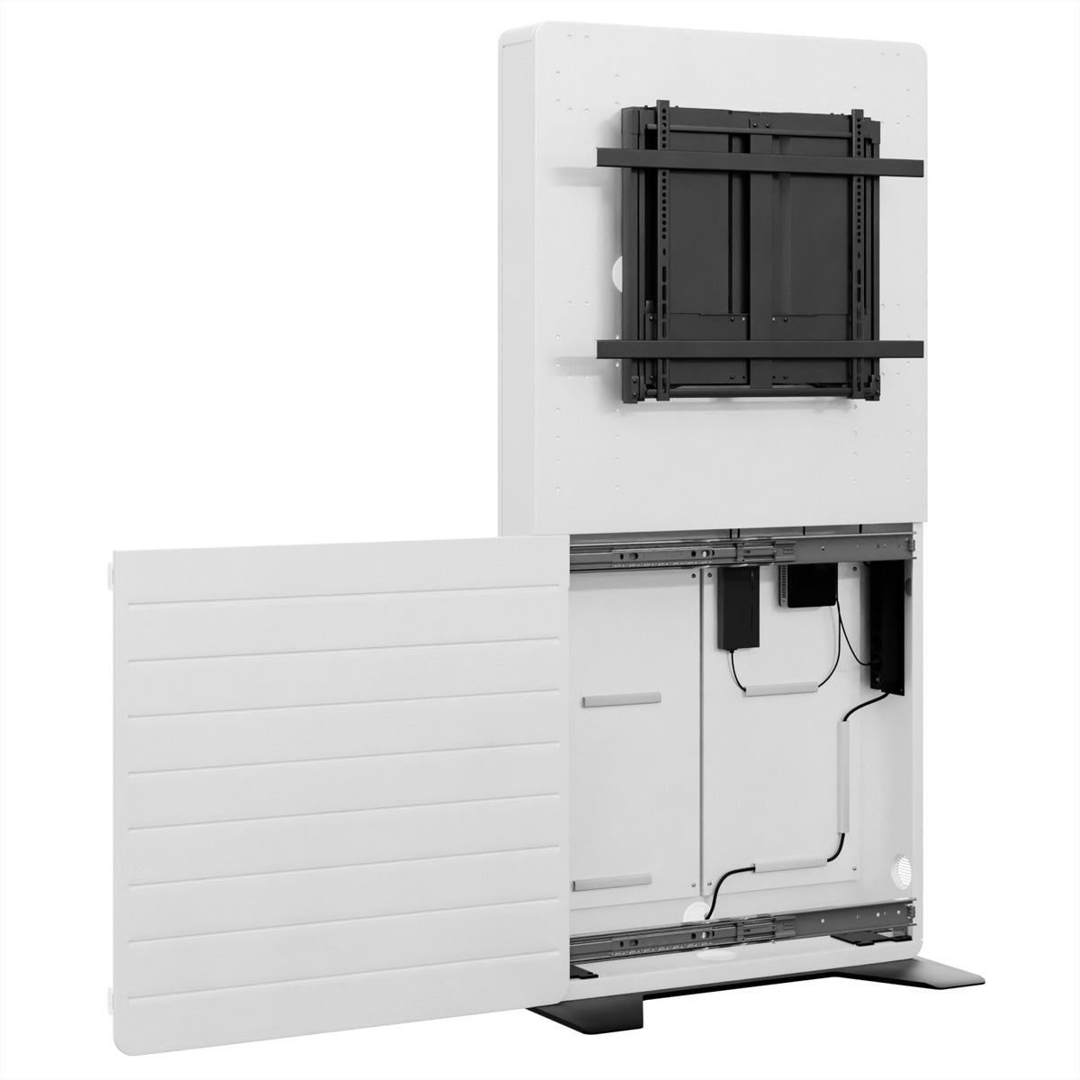 Hagor Bodenständer – 65–86" – VESA 200×200–800×600 – bis 90 kg – CON-Line Big FS