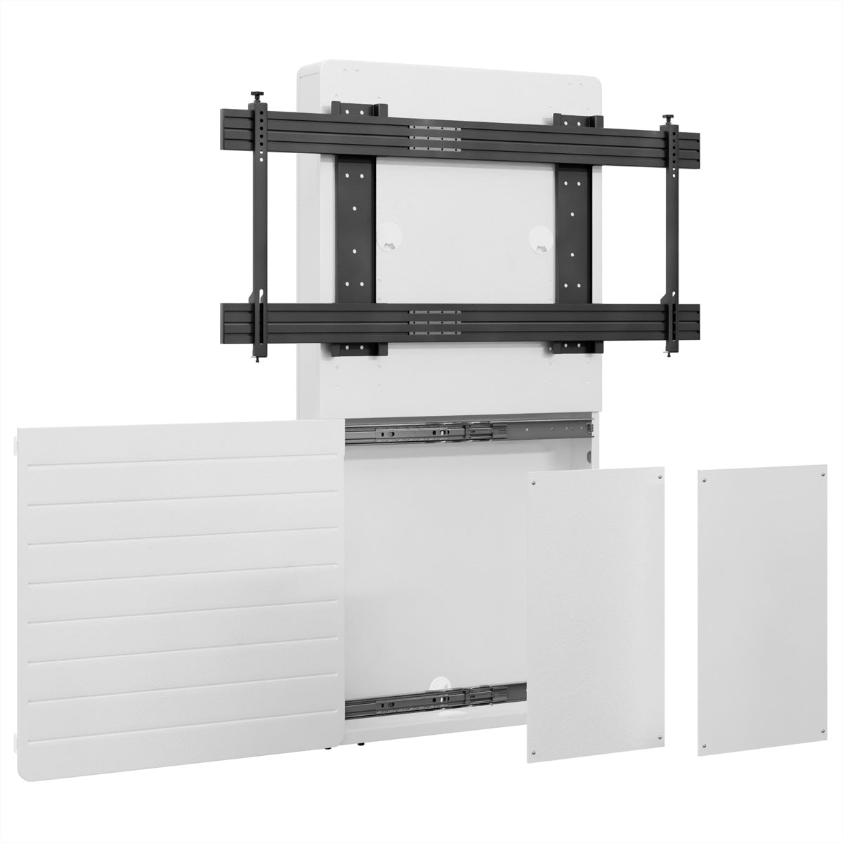 Hagor Bodenständer – bis 75" – Diebstahlsicherung, für Cisco WebEx Board Pro 75 – CON-Line Big W, Weiss