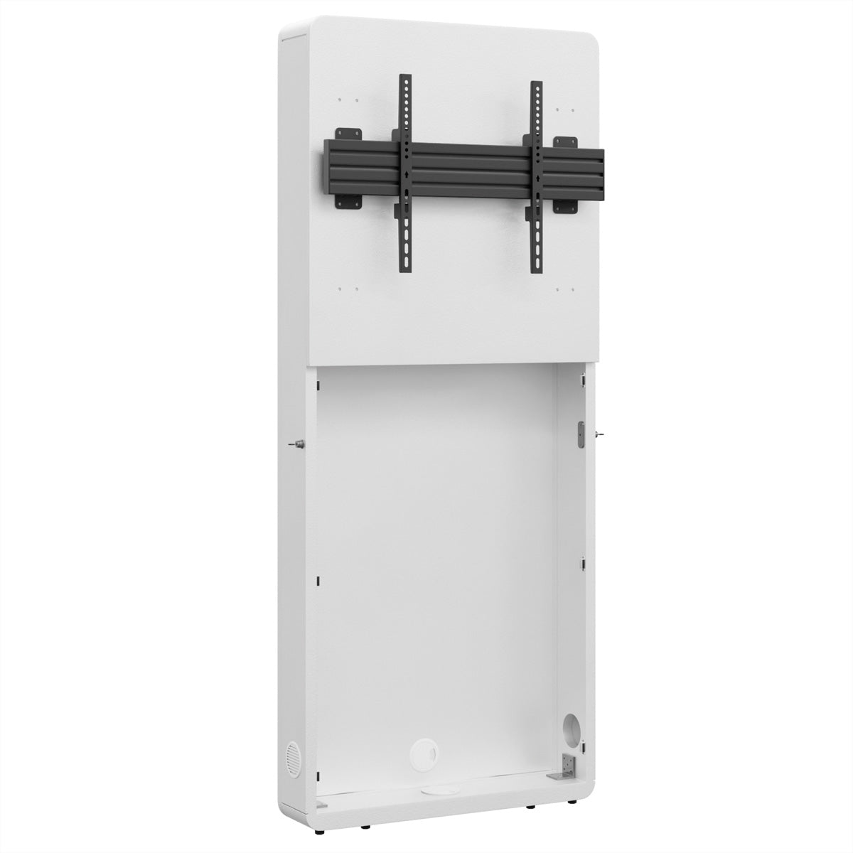 Hagor Wandlift (bodenstehend) – 55–65" – VESA 600×400 – bis 50 kg, Diebstahlsicherung – Weiss