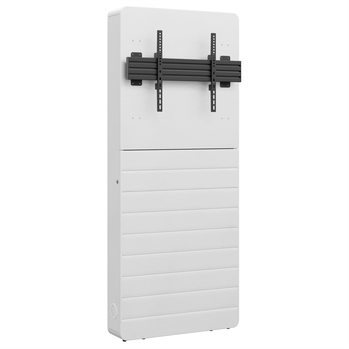 Hagor Wandlift (bodenstehend) – 55–65" – VESA 600×400 – bis 50 kg, Diebstahlsicherung – Weiss