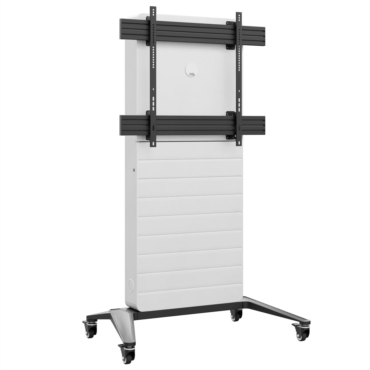 Hagor TV-Wagen – 75–86" – VESA 900×800 – bis 50 kg, mit Rollen, Diebstahlsicherung – CON-Line M, Schwarz