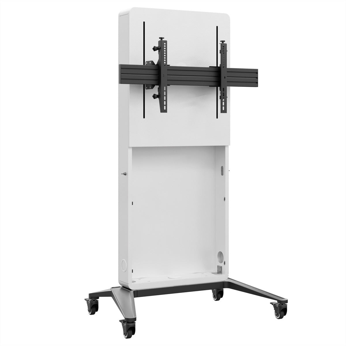 Hagor TV-Wagen – 55–75" – VESA 800×400 – bis 50 kg, Motorisiert, mit Rollen – CON-Line M Lift