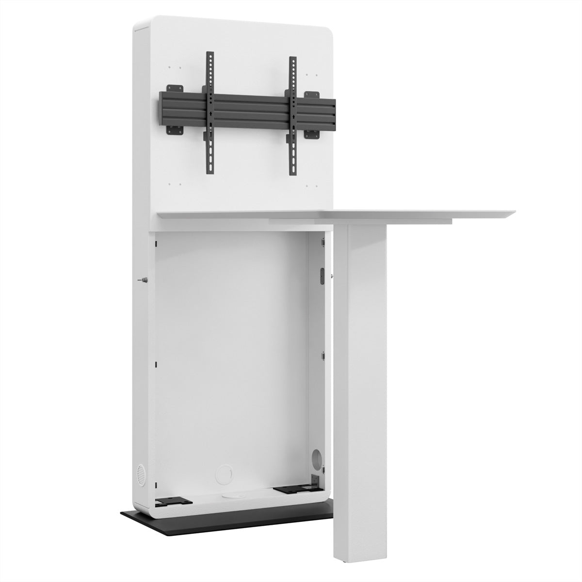 Hagor Bodenständer – 32–55" – VESA 600×400 – bis 50 kg, Diebstahlsicherung – CON-Line FS Table