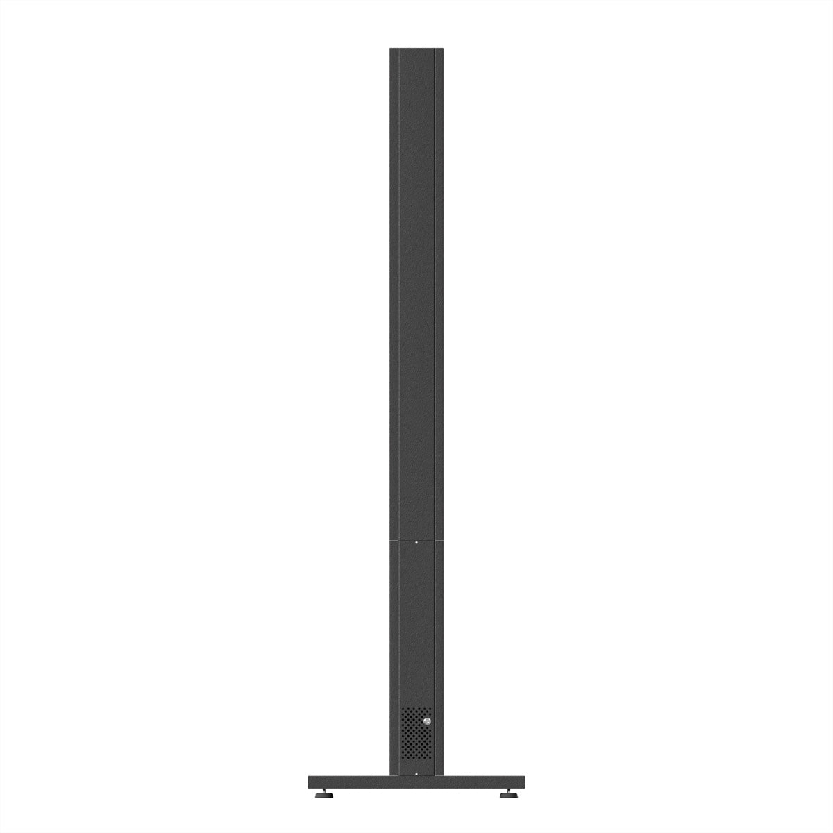 Hagor Bodenständer – bis 46" – für 2 Displays, Diebstahlsicherung – Anthrazitgrau