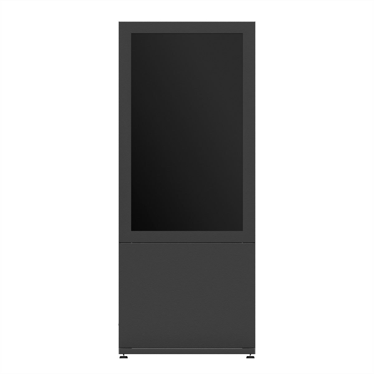 Hagor Digital-Signage-Stand für 55" Displays – abschliessbar, Belüftung – RAL 7016 – HP Kiosk 55" FS