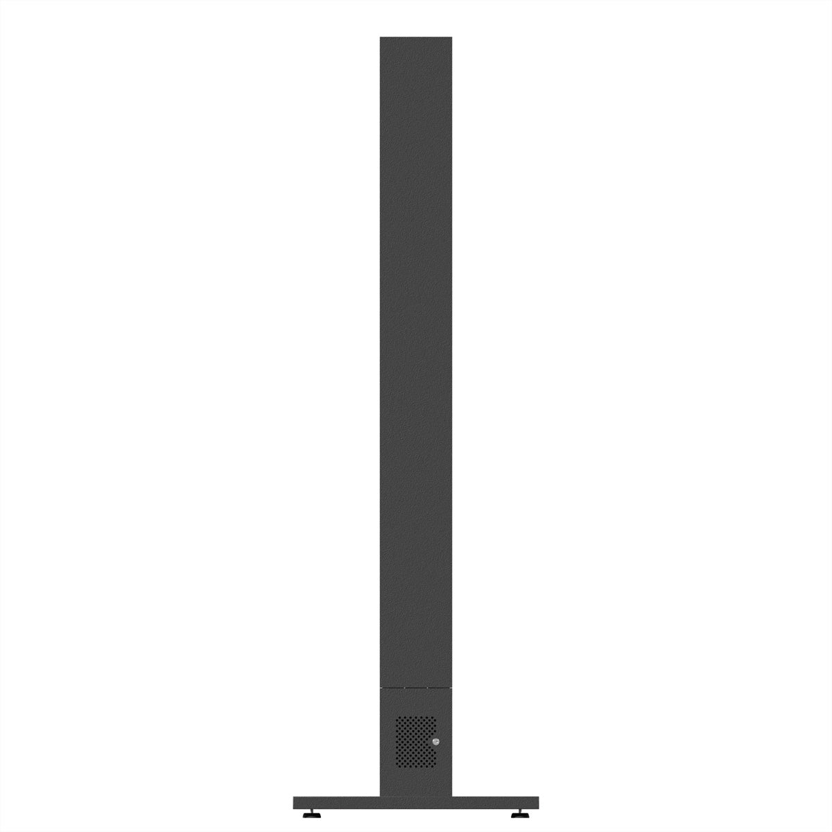 Hagor Digital-Signage-Stand für 65" Displays – abschliessbar – anthrazitgrau – HP Kiosk 65" FS