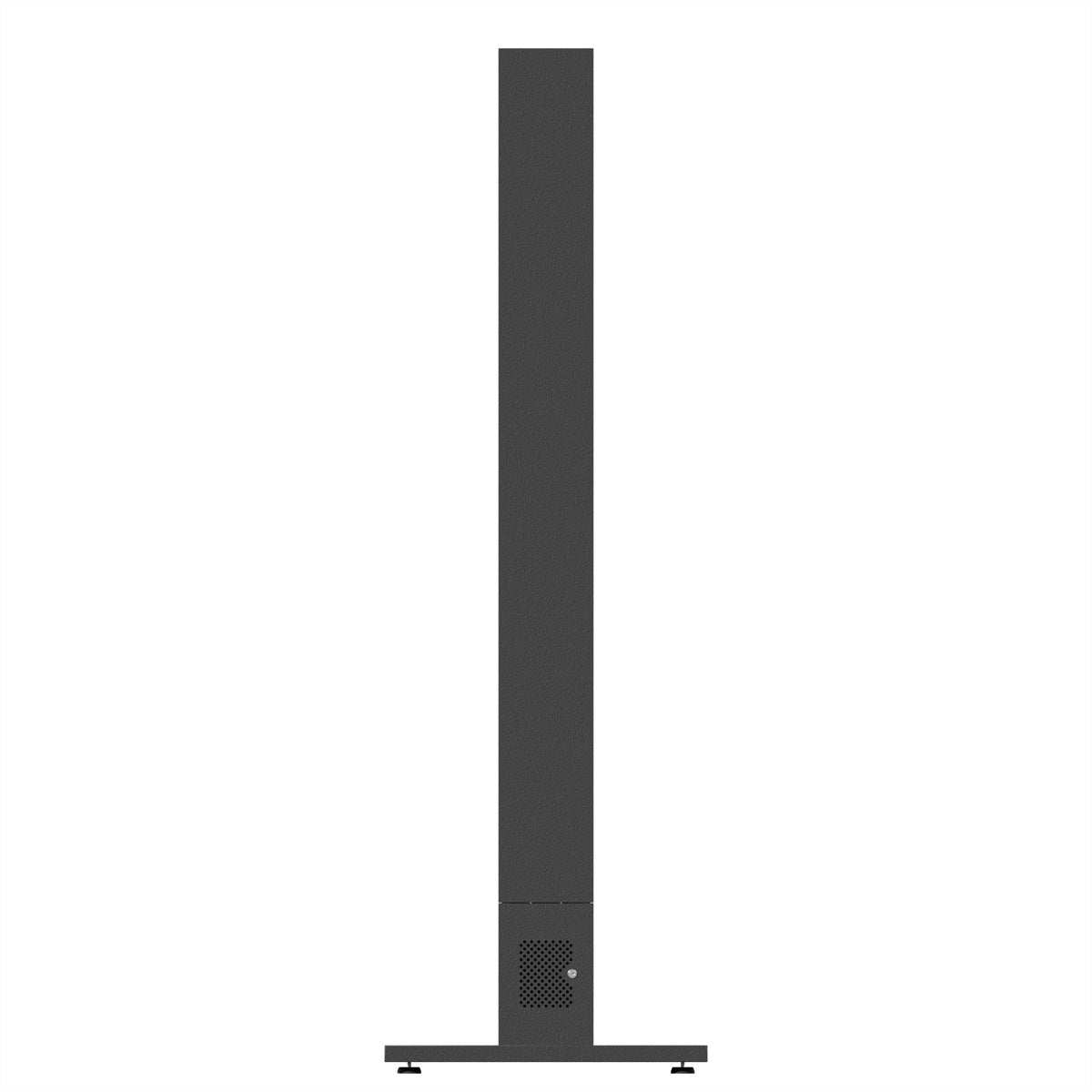 Hagor Bodenständer – bis 75" – Back-to-Back, Diebstahlsicherung, für 2 Displays – Anthrazitgrau